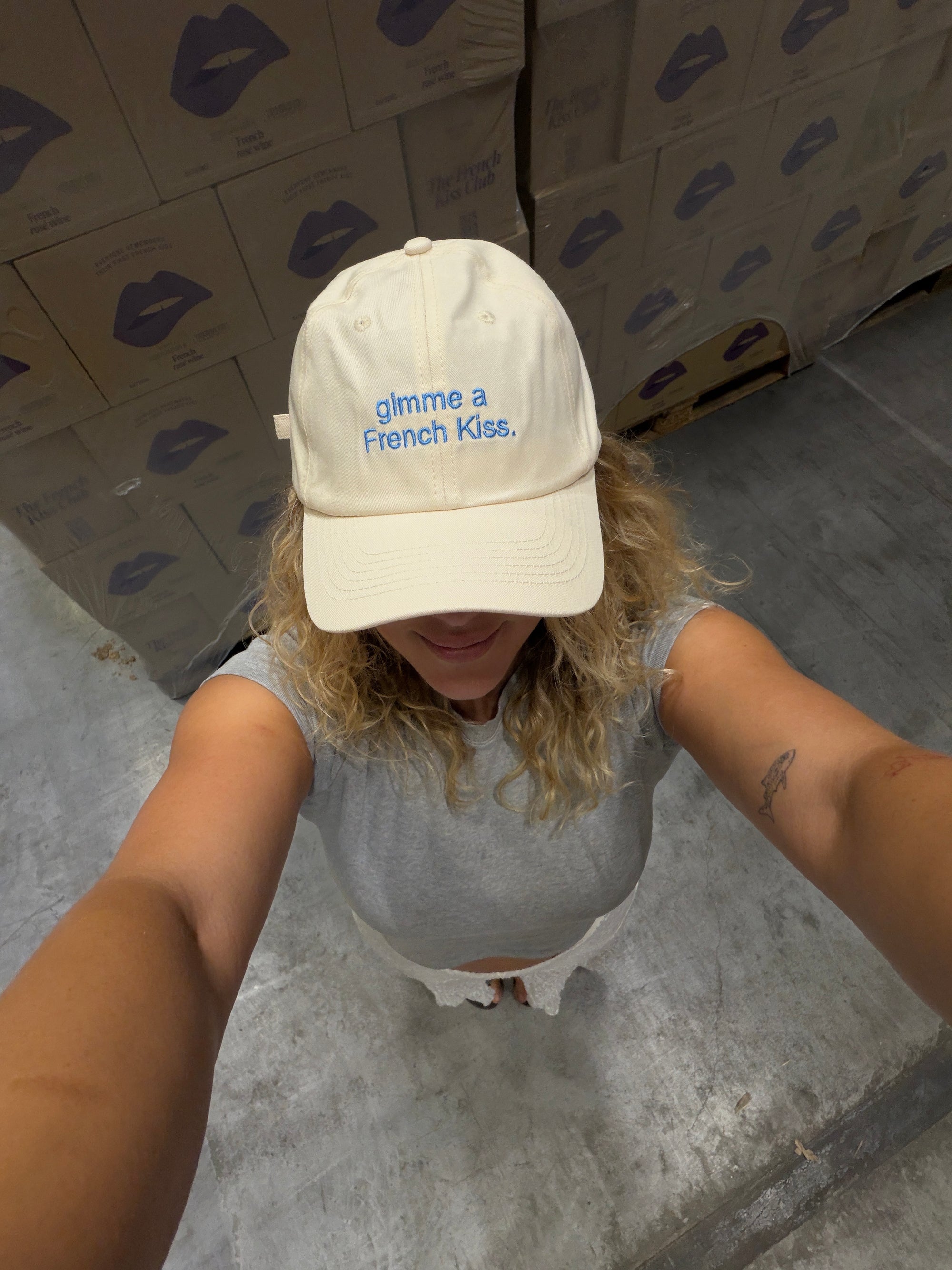 Off-White Baseball Cap | Gimme a French Kiss