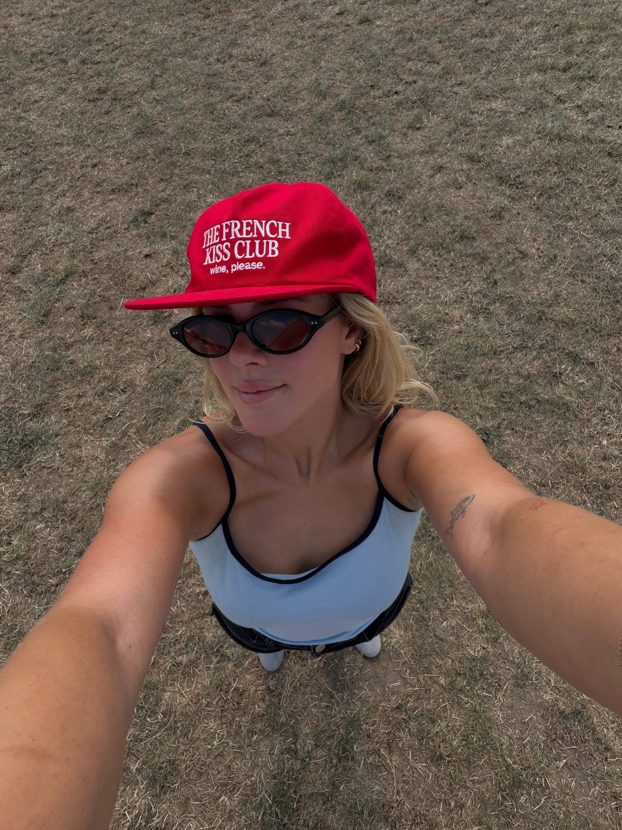 Red Snapback Cap | The French Kiss Club