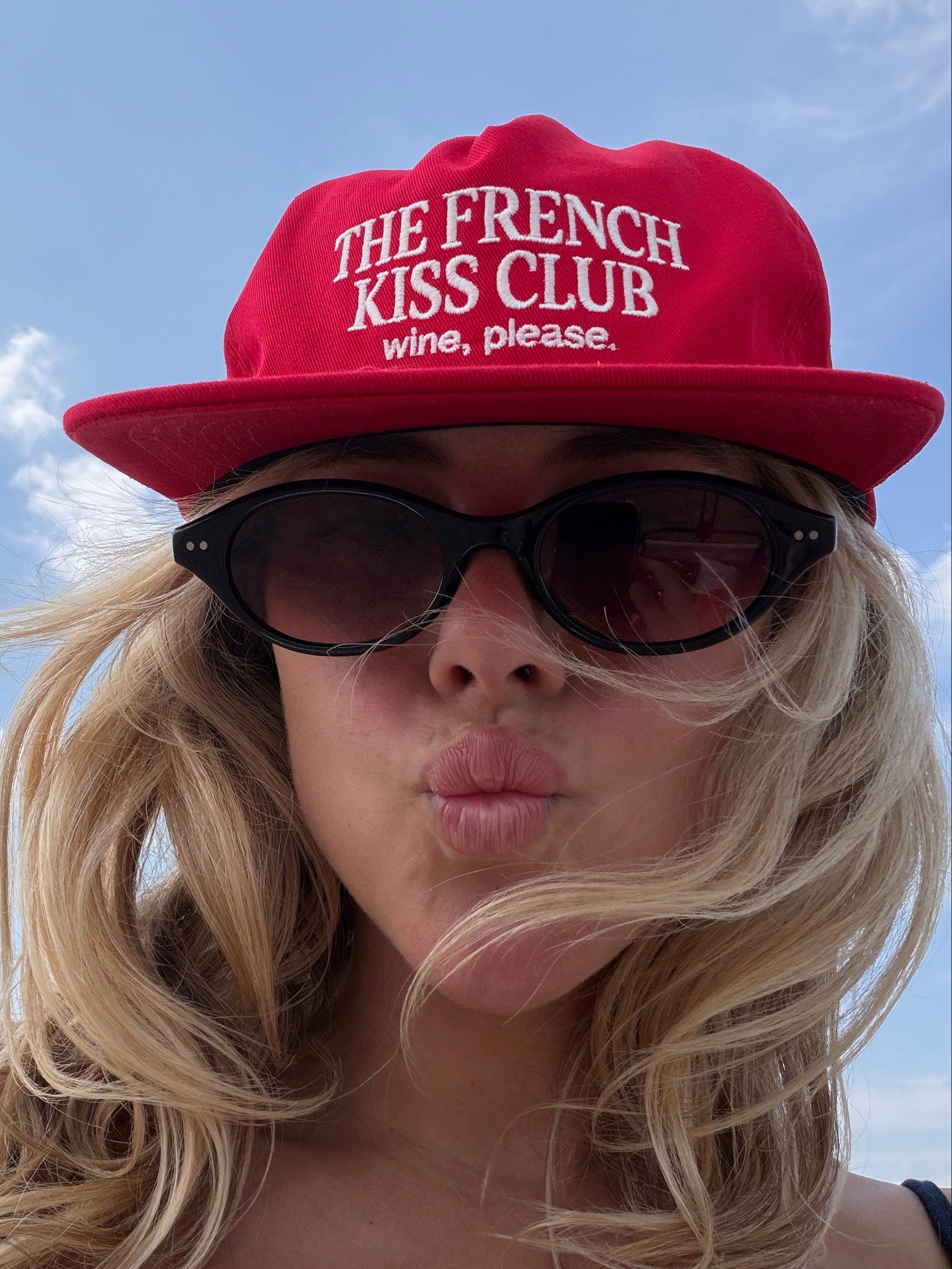 Red Snapback Cap | The French Kiss Club