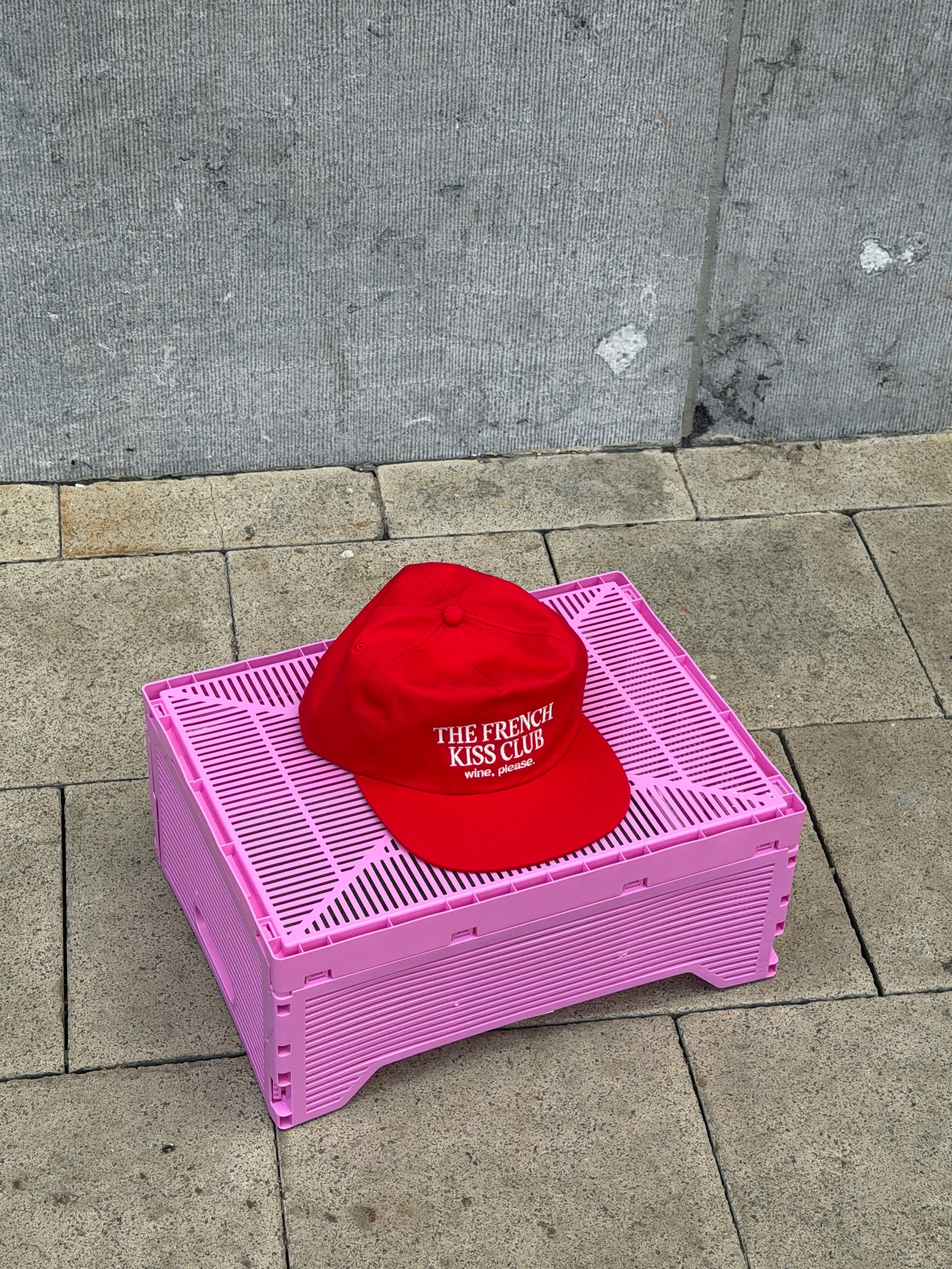Red Snapback Cap | The French Kiss Club