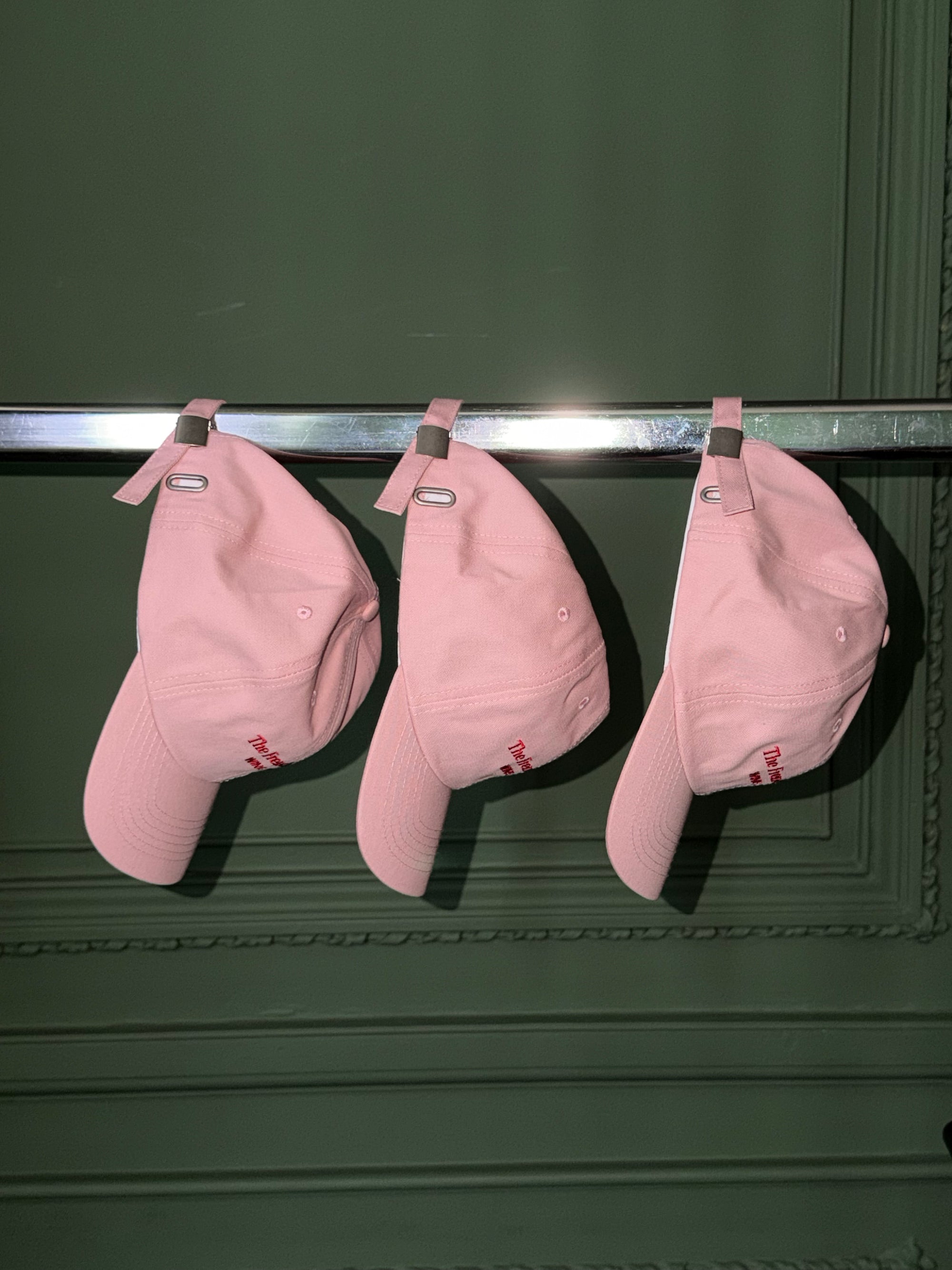 Pink Baseball Cap | The French Kiss Club — Wine Please