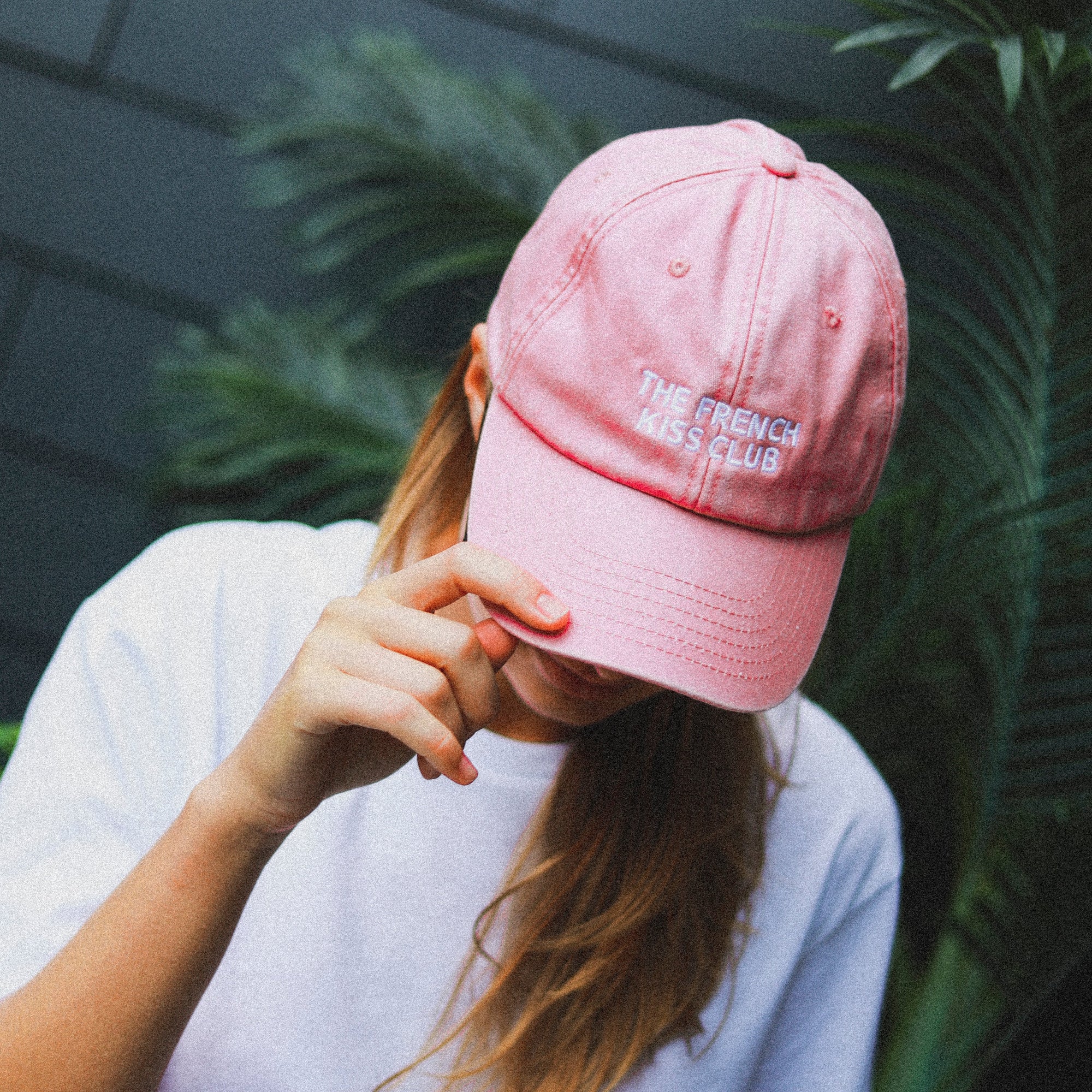 vintage pink cap